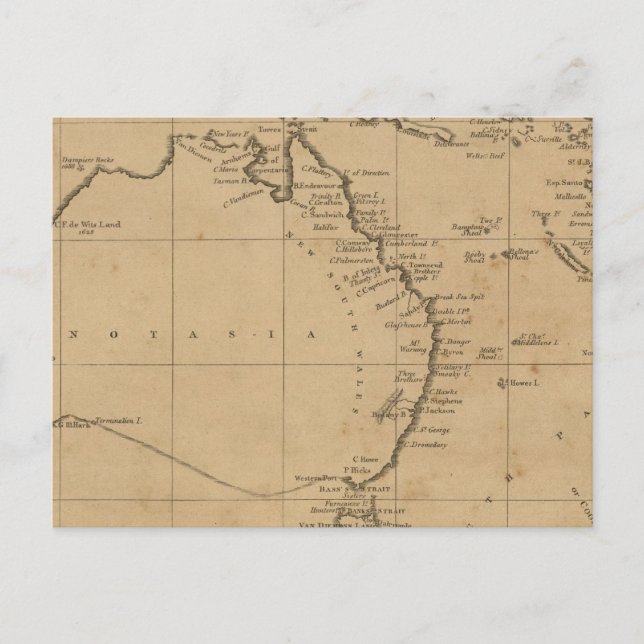 Carte Postale Australasie (Devant)