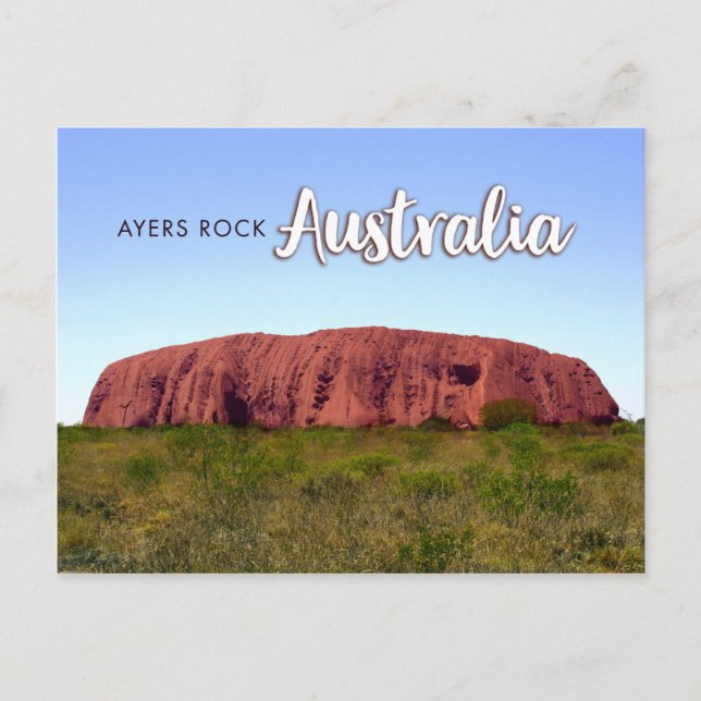 Carte Postale australia ayers rock (Devant)