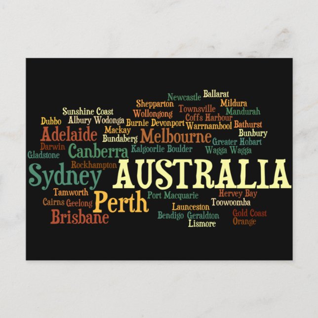 Carte Postale AUSTRALIA Postcard (Devant)
