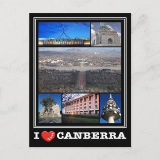 Carte Postale Australie - Canberra - I Love -