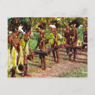 Carte Postale Australie, Festival tribal, Nouvelle-Guinée