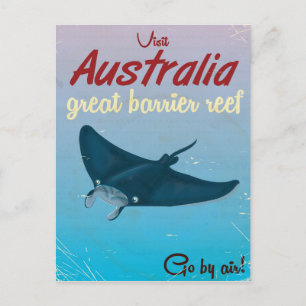 Carte Postale Australie Grande barrière de corail