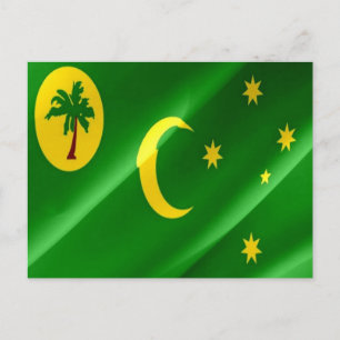 Carte Postale Australie - Îles Cocos (Keeling) - Drapeau -