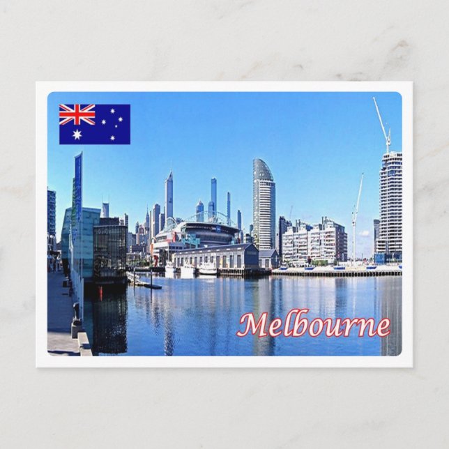 Carte Postale Australie - Melbourne - Port - (Devant)