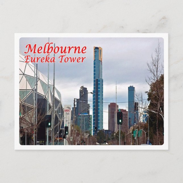 Carte Postale Australie - Melbourne - Tour Eureka - (Devant)
