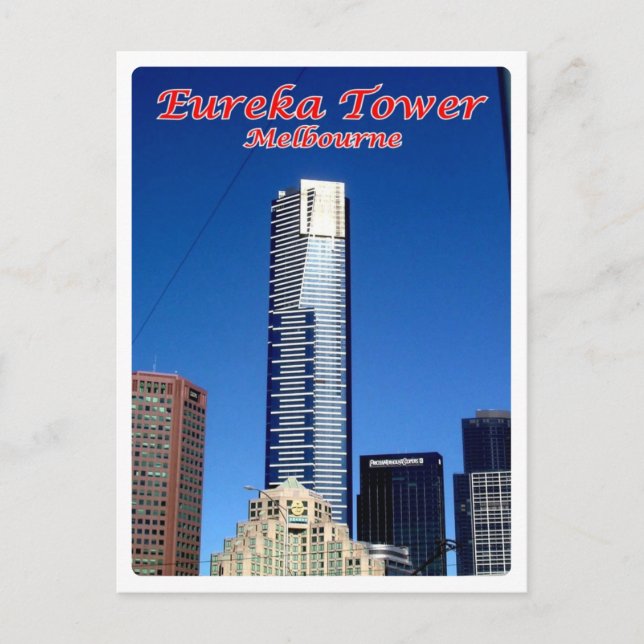 Carte Postale Australie - Melbourne - Tour Eureka - (Devant)