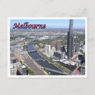 Carte Postale Australie - Melbourne - Yarra river -