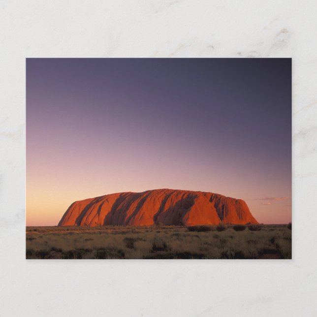 Carte Postale Australie, Parc national Uluru Kata Tjuta, Uluru 2 (Devant)