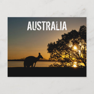 Carte Postale Australie Queensland Mounts Kangaroo Sunset