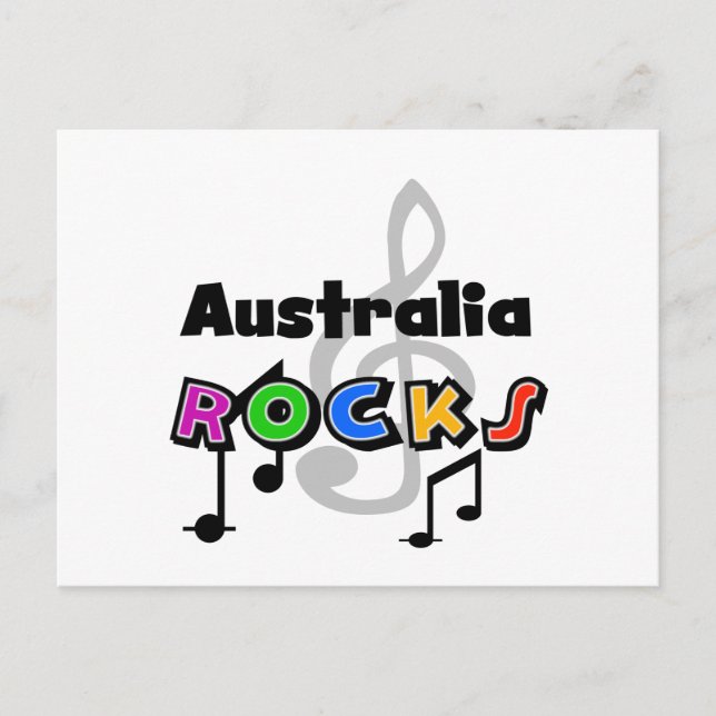 Carte Postale Australie Rocks (Devant)