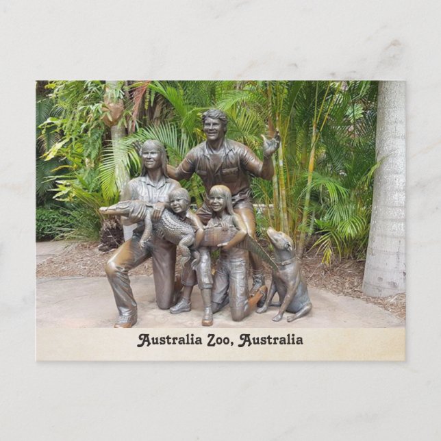 Carte Postale Australie, Steve Irwin, Australia Zoo, Queensland (Devant)