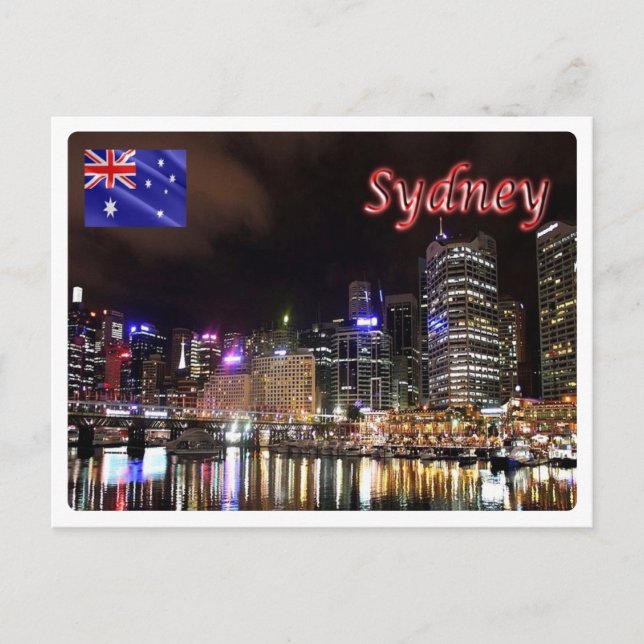 Carte Postale Australie - Sydney - Darling Harbor - (Devant)