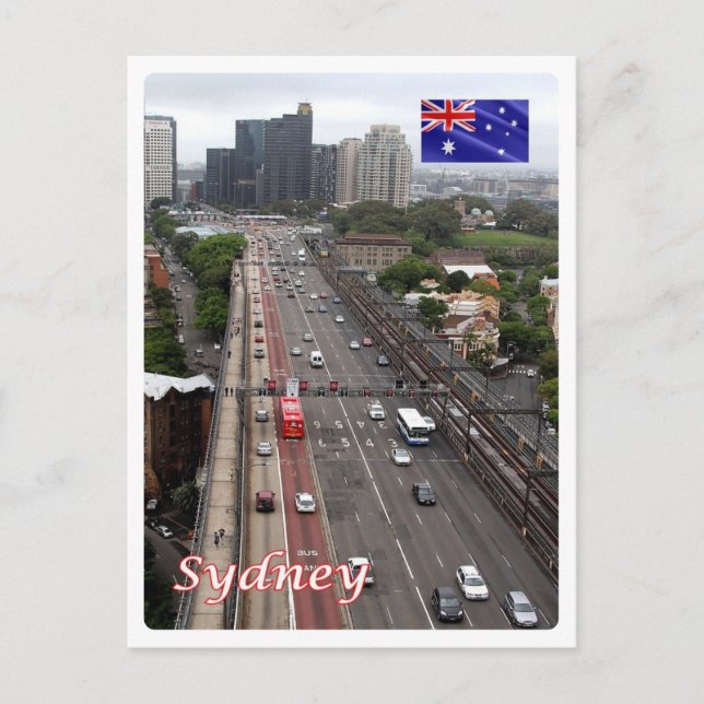 Carte Postale Australie - Sydney - Harbour Bridge - (Devant)