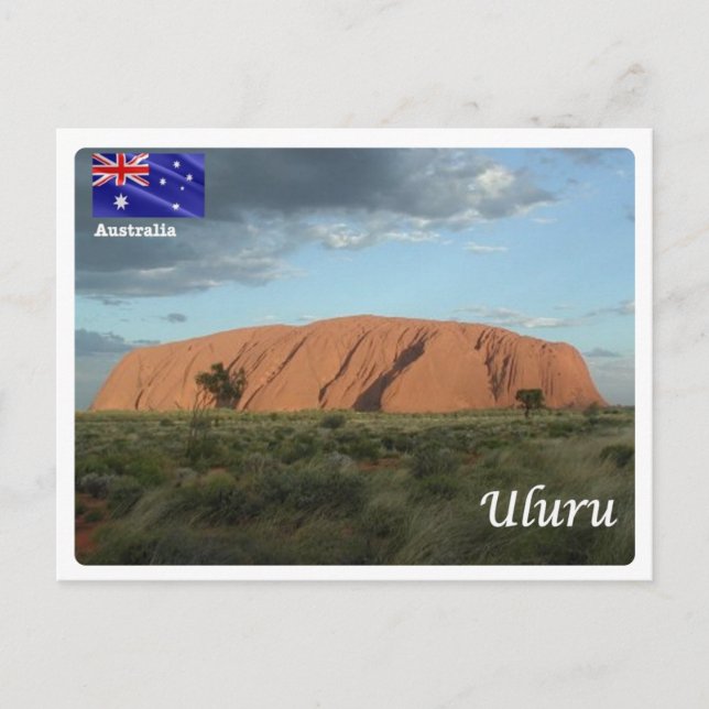 Carte Postale Australie - Uluru - (Devant)