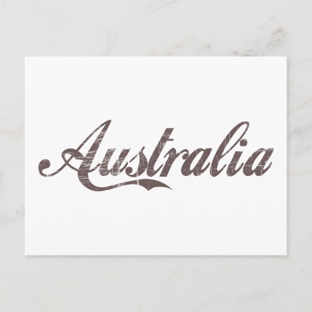 Carte Postale Australie vintage (Devant)