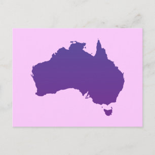 Carte Postale Australie violette