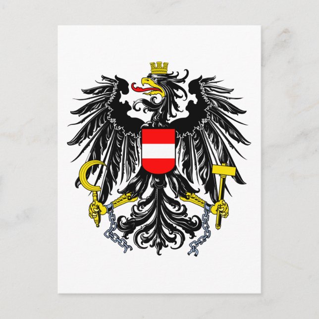 Carte Postale Austria Coat of Arms Postcard (Devant)