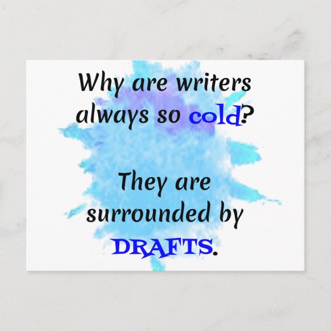 Carte Postale Auteur plaisanter Anglais Enseignant Drôle cadeau (Devant)