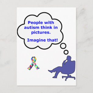 Carte Postale Autisme/Penser en images