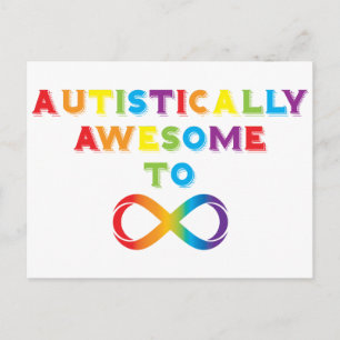 Carte Postale Autistiquement Incroyable À L'infini