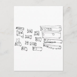 Carte Postale Autobus