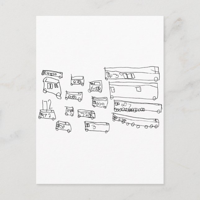 Carte Postale Autobus (Devant)