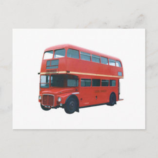 Carte Postale Autobus rouge iconique Poscard de Londres