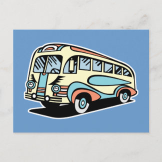 Carte Postale autocar retro