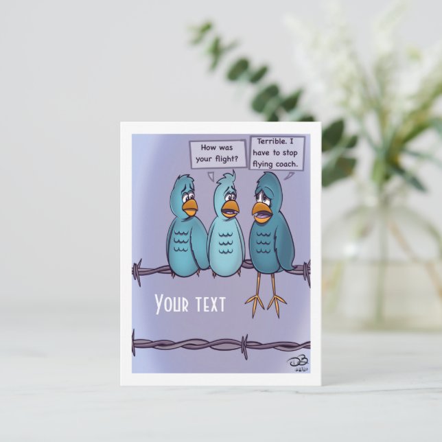 Carte Postale Autocar volant (Debout devant)