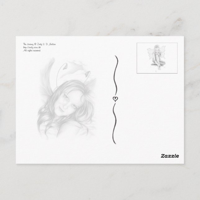 Carte postale autochtone du voyage (Dos)