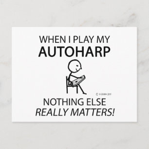 Carte Postale Autoharpe Rien D'Autre Compte