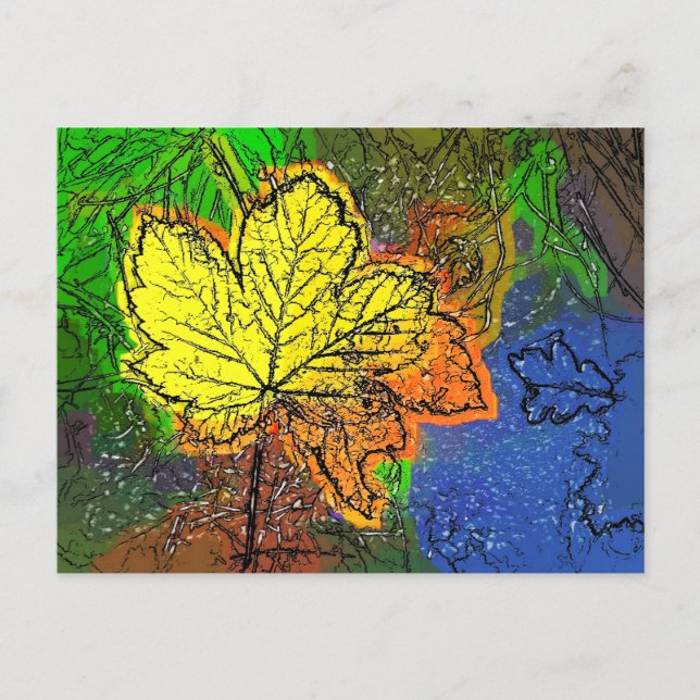 CARTE POSTALE AUTOMNE (Devant)