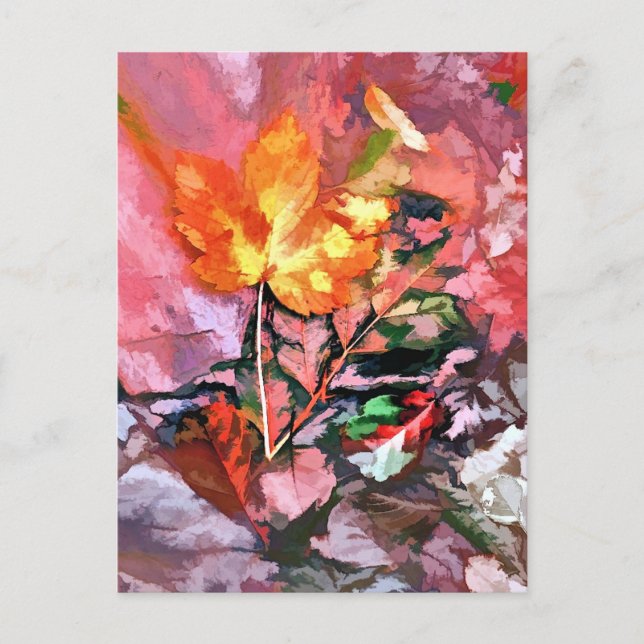 CARTE POSTALE AUTOMNE (Devant)
