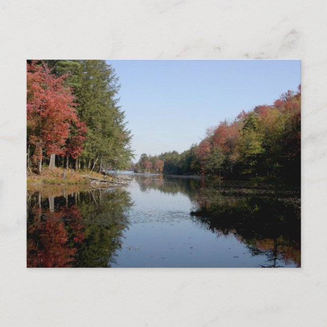 Carte Postale Automne Adirondack #003 (Devant)
