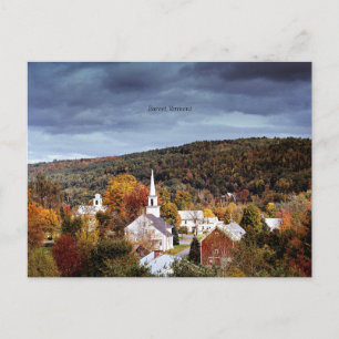 Carte Postale Automne, Barnet, Vermont