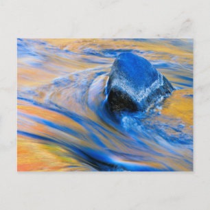 Carte Postale Automne Couleur Eau Abstrait