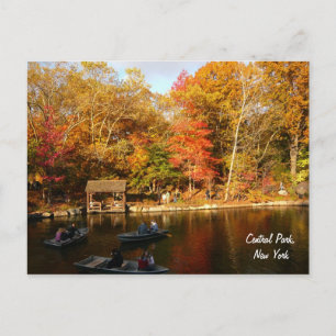 Carte Postale Automne dans Central Park (couleur)