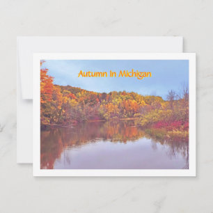 Carte Postale Automne dans le Michigan