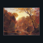 Carte Postale Automne en Amérique du Nord, église Frederic Edwin<br><div class="desc">L'église Frederic Edwin était un peintre paysagiste américain du XIXe siècle. Il était un personnage central de l'Hudson River School of American paysage painters.</div>