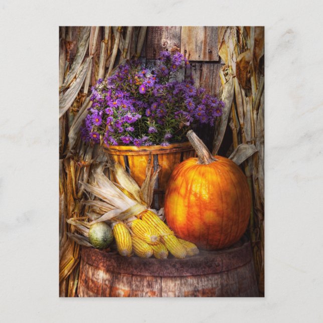 Carte Postale Automne - L'automne est festif (Devant)