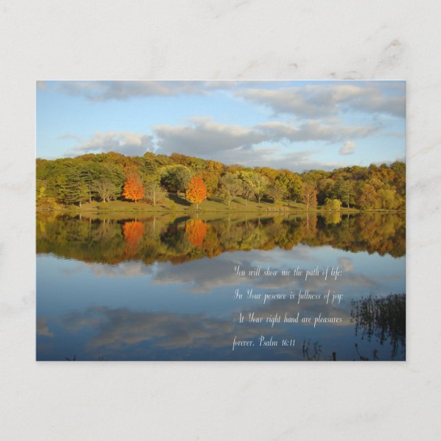 Carte Postale Automne Plaisirs (Devant)