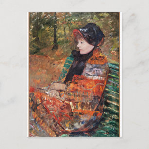 Carte Postale Automne, Portrait de Lydia Cassatt,