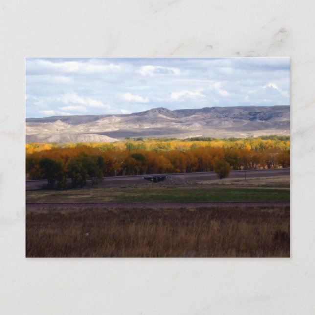 Carte Postale Automne Wyoming (Devant)