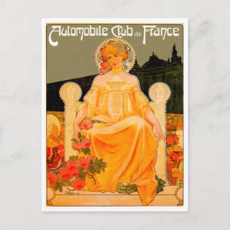 Carte Postale Automobile / Car Club ~ Annonce automobile Vintage
