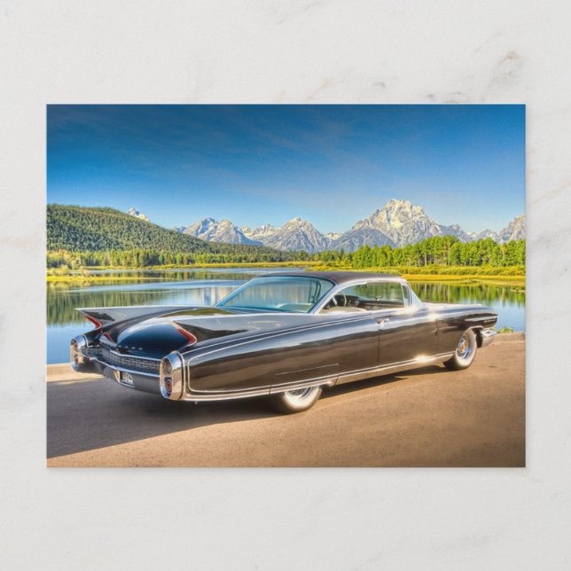 Carte postale automobile classique (Devant)