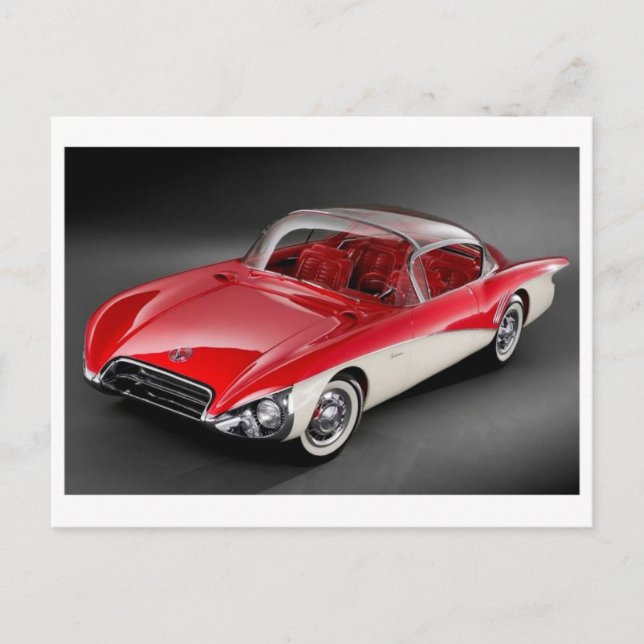 Carte postale automobile classique (Devant)