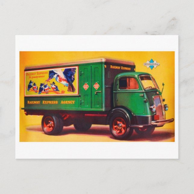 Carte postale automobile classique (Devant)