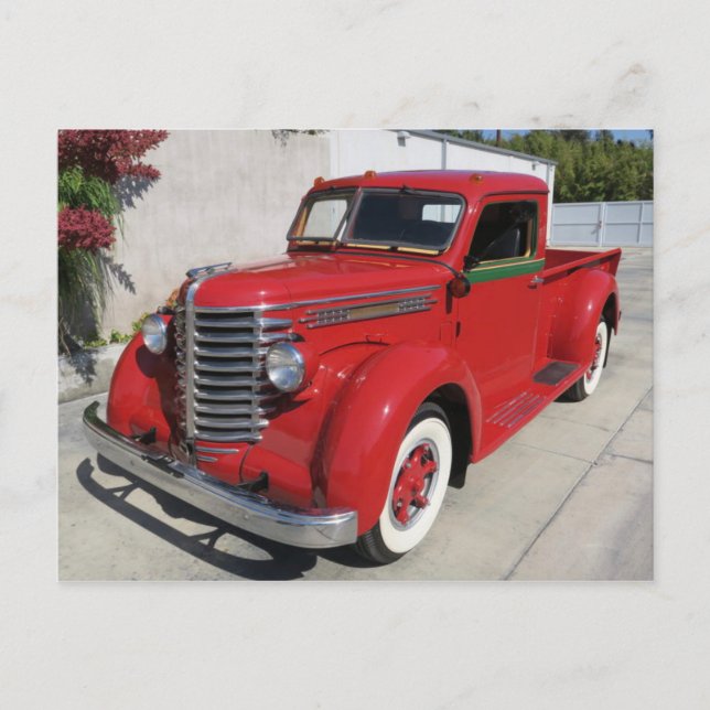 Carte postale automobile classique (Devant)