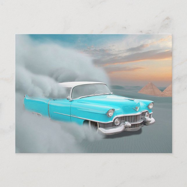 Carte Postale Automobile vintage (Devant)