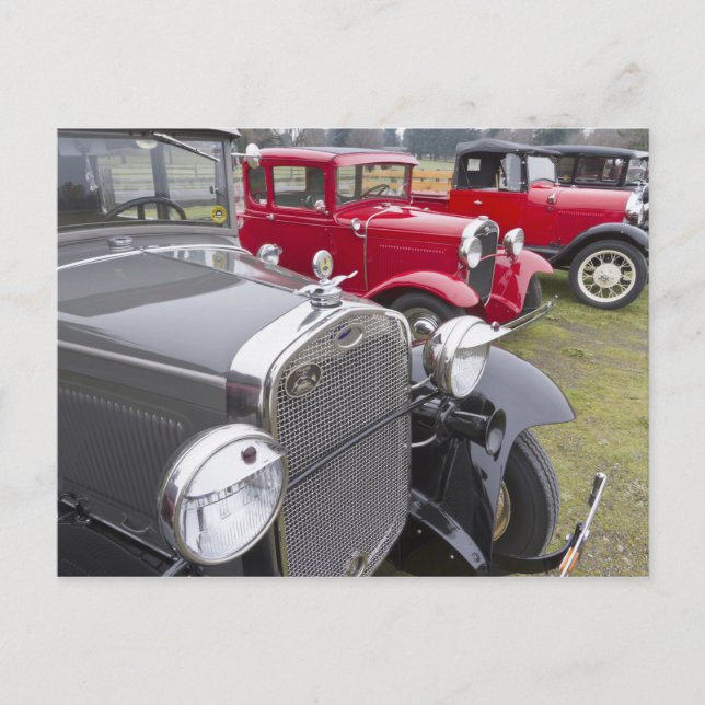 Carte Postale automobiles Ford antiques (Devant)